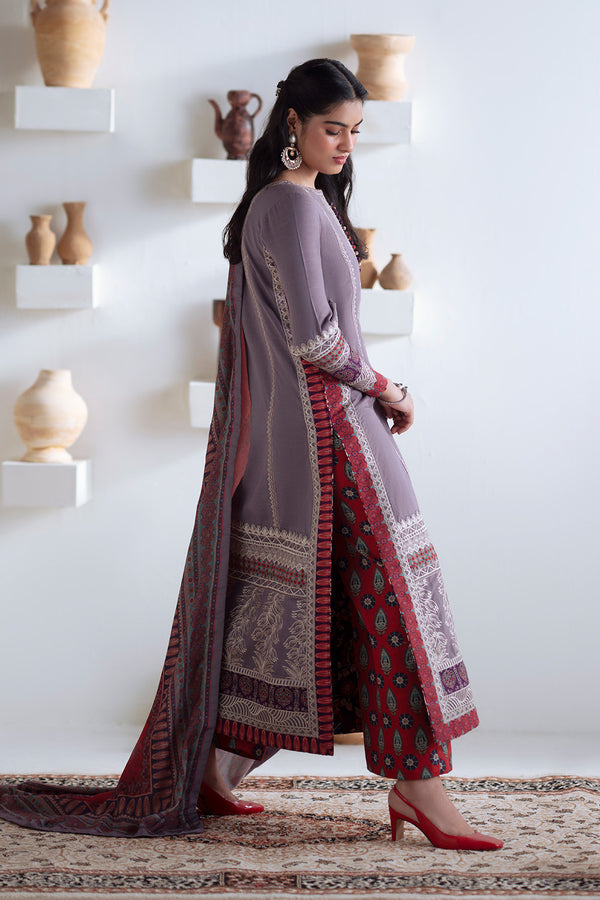 Maryum N Maria | Noore Winters 25 | Khaddar ZALAAN - FSU5672 -  Maryum N Maria Ladies Clothes - Original Designer Dress - House of Maryam