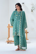 Maryum N Maria | Noore Winters 25 | 3 Piece Embroidered Khaddar TABANA - FSU5676 -  Maryum N Maria Ladies Clothes - Original Designer Dress - House of Maryam