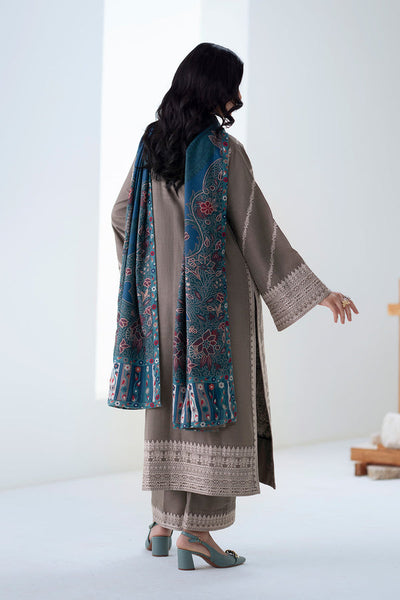 Maryum N Maria | Noore Winters 25 | 3 Piece Embroidered Khaddar ANGEZA - FSU5679 -  Maryum N Maria Ladies Clothes - Original Designer Dress - House of Maryam