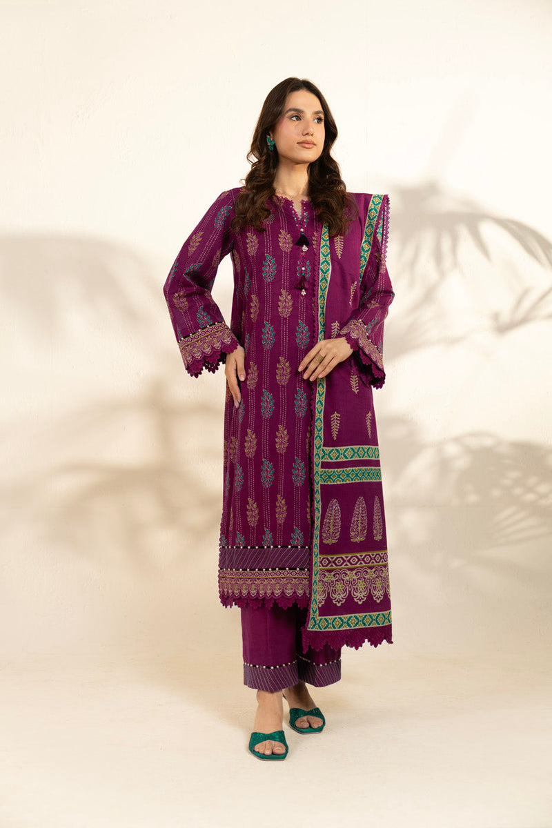 Al Karam | Winter 25 | FW-103.1-25-1-Pink -  Al Karam Ladies Clothes - Original Designer Dress - House of Maryam