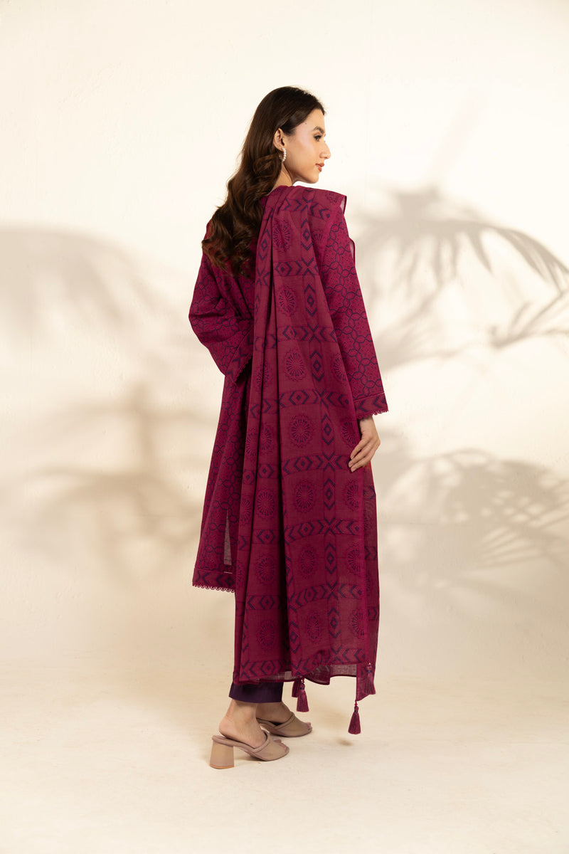 Al Karam | Winter 25 | FW-106.1-25-1-Pink -  Al Karam Ladies Clothes - Original Designer Dress - House of Maryam