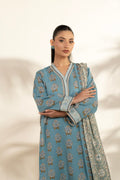 Al Karam | Winter 25 | FW-108.1-25-1-Blue -  Al Karam Ladies Clothes - Original Designer Dress - House of Maryam