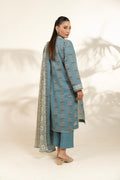 Al Karam | Winter 25 | FW-108.1-25-1-Blue -  Al Karam Ladies Clothes - Original Designer Dress - House of Maryam