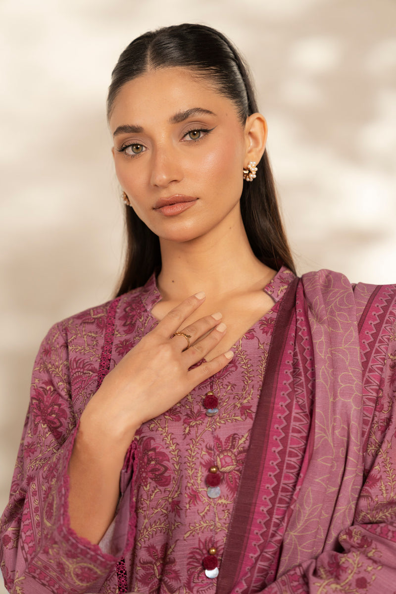 Al Karam | Winter 25 | FW-112.1-25-1-Pink -  Al Karam Ladies Clothes - Original Designer Dress - House of Maryam