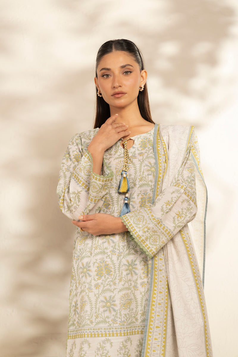 Al Karam | Winter 25 | FW-112.1-25-1-White -  Al Karam Ladies Clothes - Original Designer Dress - House of Maryam