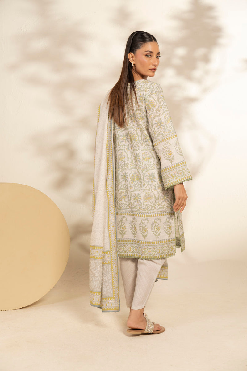 Al Karam | Winter 25 | FW-112.1-25-1-White -  Al Karam Ladies Clothes - Original Designer Dress - House of Maryam