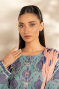 Al Karam | Winter 25 |  FW-113-25-1-Blue -  Al Karam Ladies Clothes - Original Designer Dress - House of Maryam
