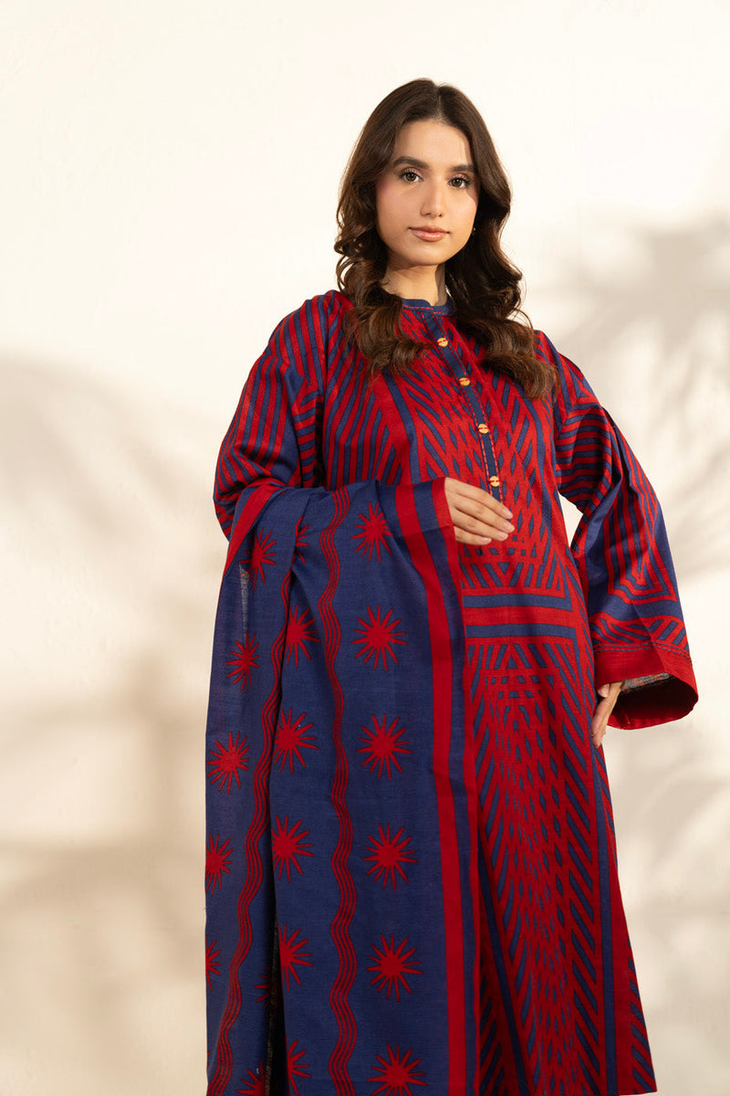 Al Karam | Winter 25 | FW-115-25-1-Maroon -  Al Karam Ladies Clothes - Original Designer Dress - House of Maryam