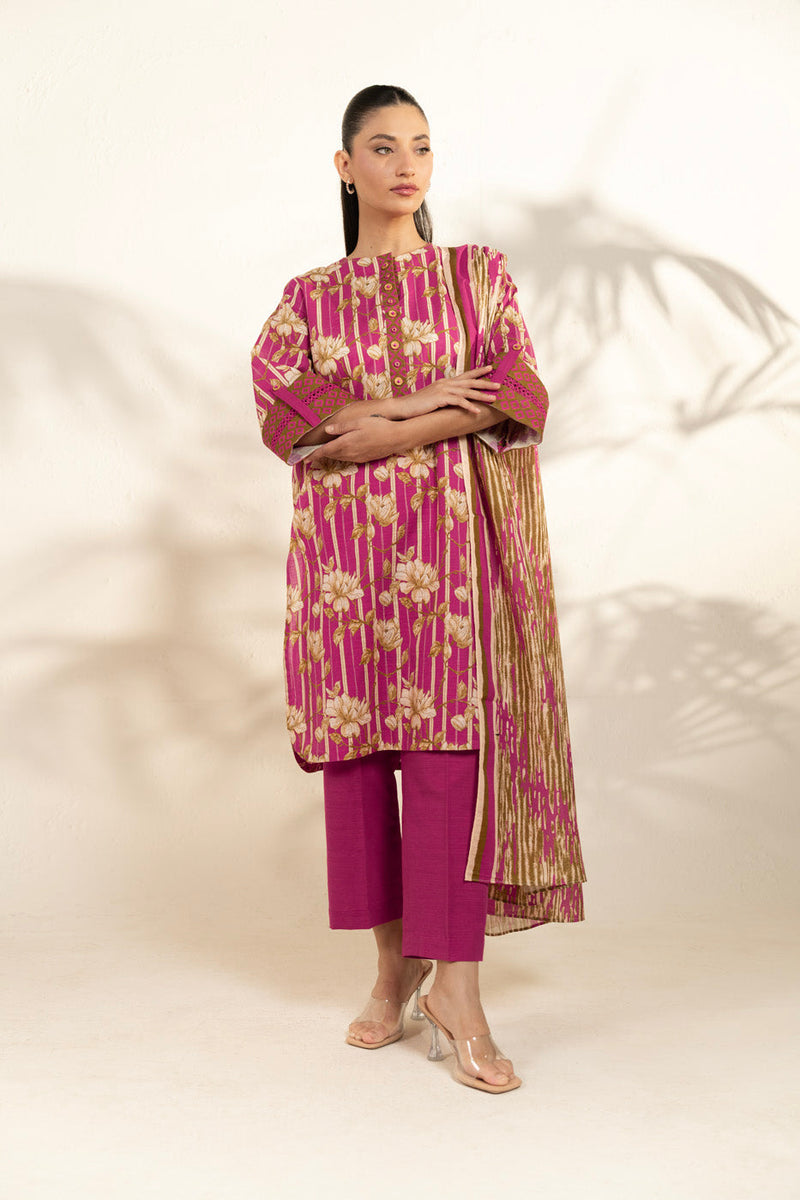 Al Karam | Winter 25 | FW-121-25-1-Pink -  Al Karam Ladies Clothes - Original Designer Dress - House of Maryam