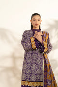 Al Karam | Winter 25 | FW-126-25-1-Purple -  Al Karam Ladies Clothes - Original Designer Dress - House of Maryam