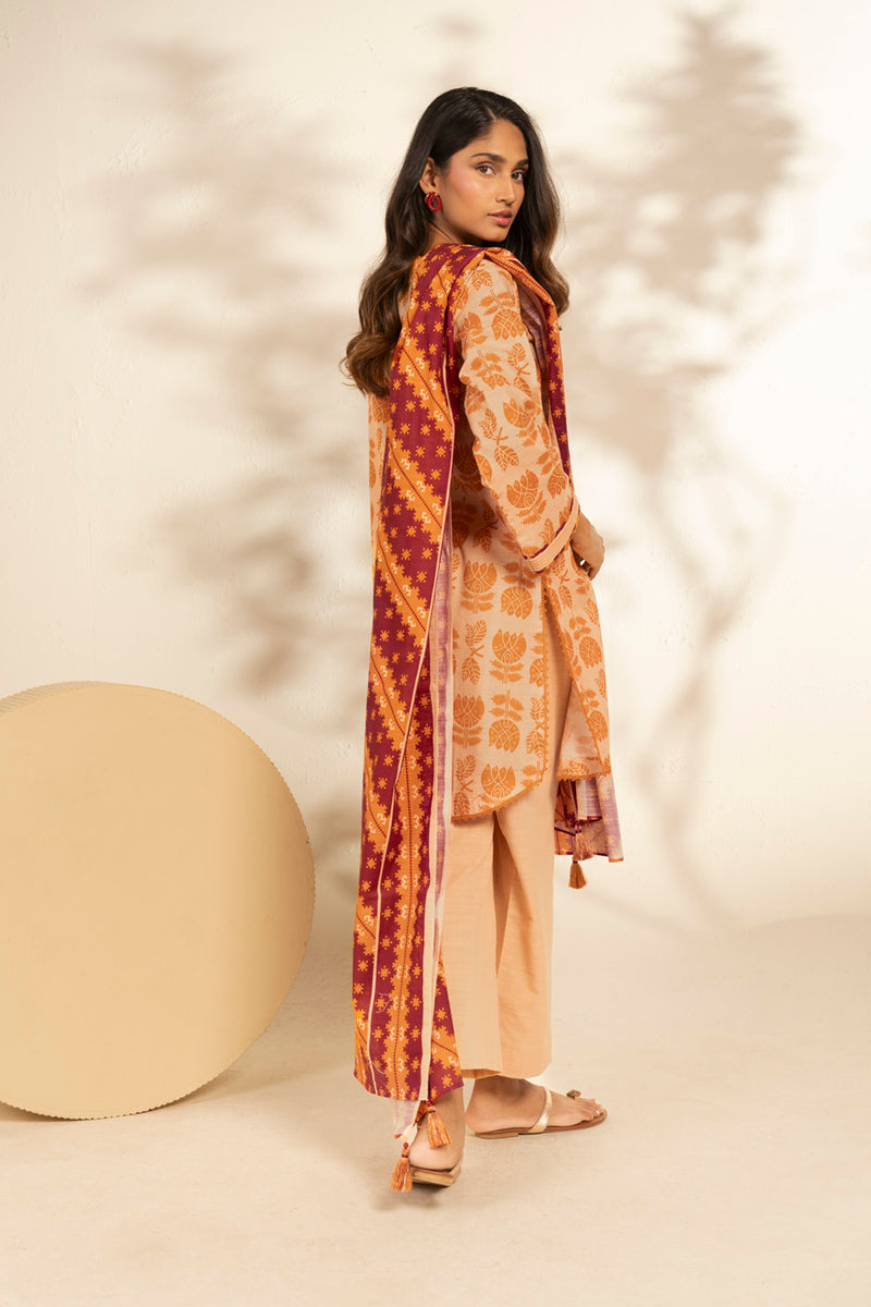 Al Karam | Winter 25 |  FW-127-25-1-Beige -  Al Karam Ladies Clothes - Original Designer Dress - House of Maryam