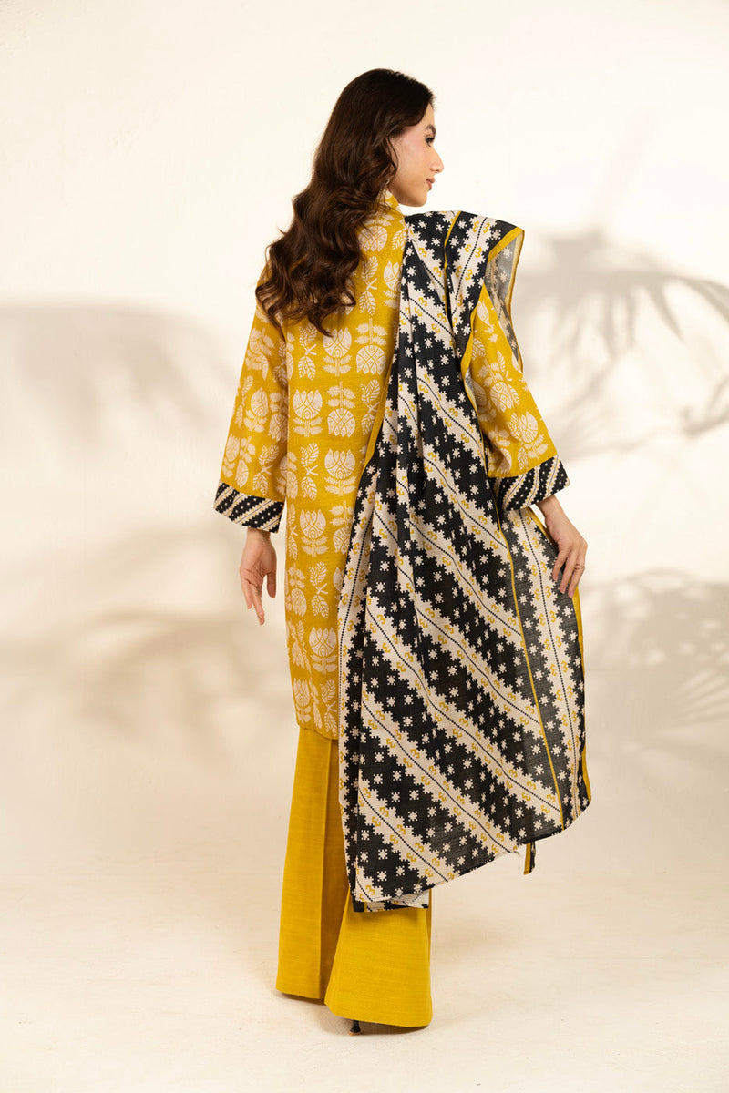 Al Karam | Winter 25 |  FW-127-25-1-Yellow -  Al Karam Ladies Clothes - Original Designer Dress - House of Maryam