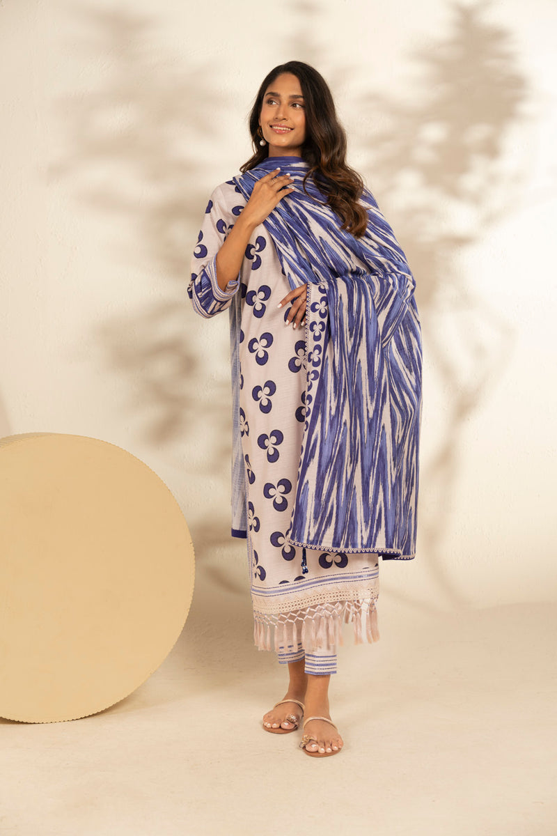 Al Karam | Winter 25 |  FW-134-25-1-Beige -  Al Karam Ladies Clothes - Original Designer Dress - House of Maryam