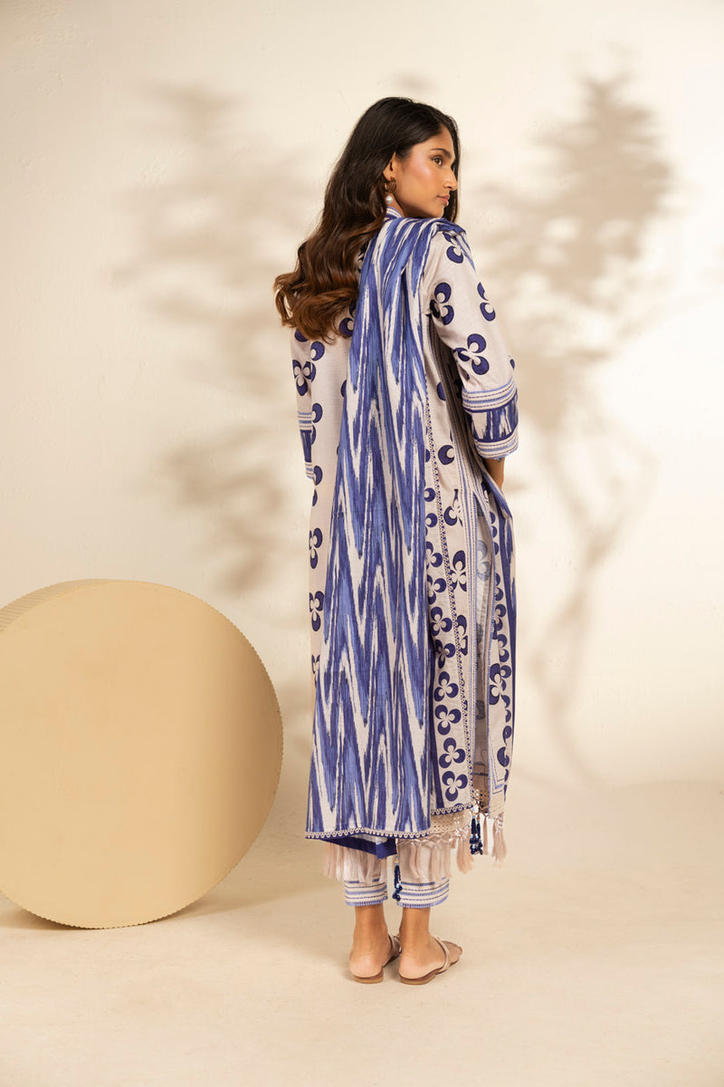 Al Karam | Winter 25 |  FW-134-25-1-Beige -  Al Karam Ladies Clothes - Original Designer Dress - House of Maryam