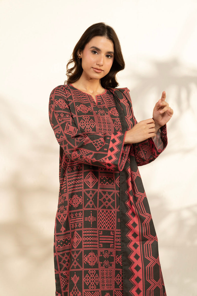 Al Karam | Winter 25 | FW-137-25-1-Grey -  Al Karam Ladies Clothes - Original Designer Dress - House of Maryam