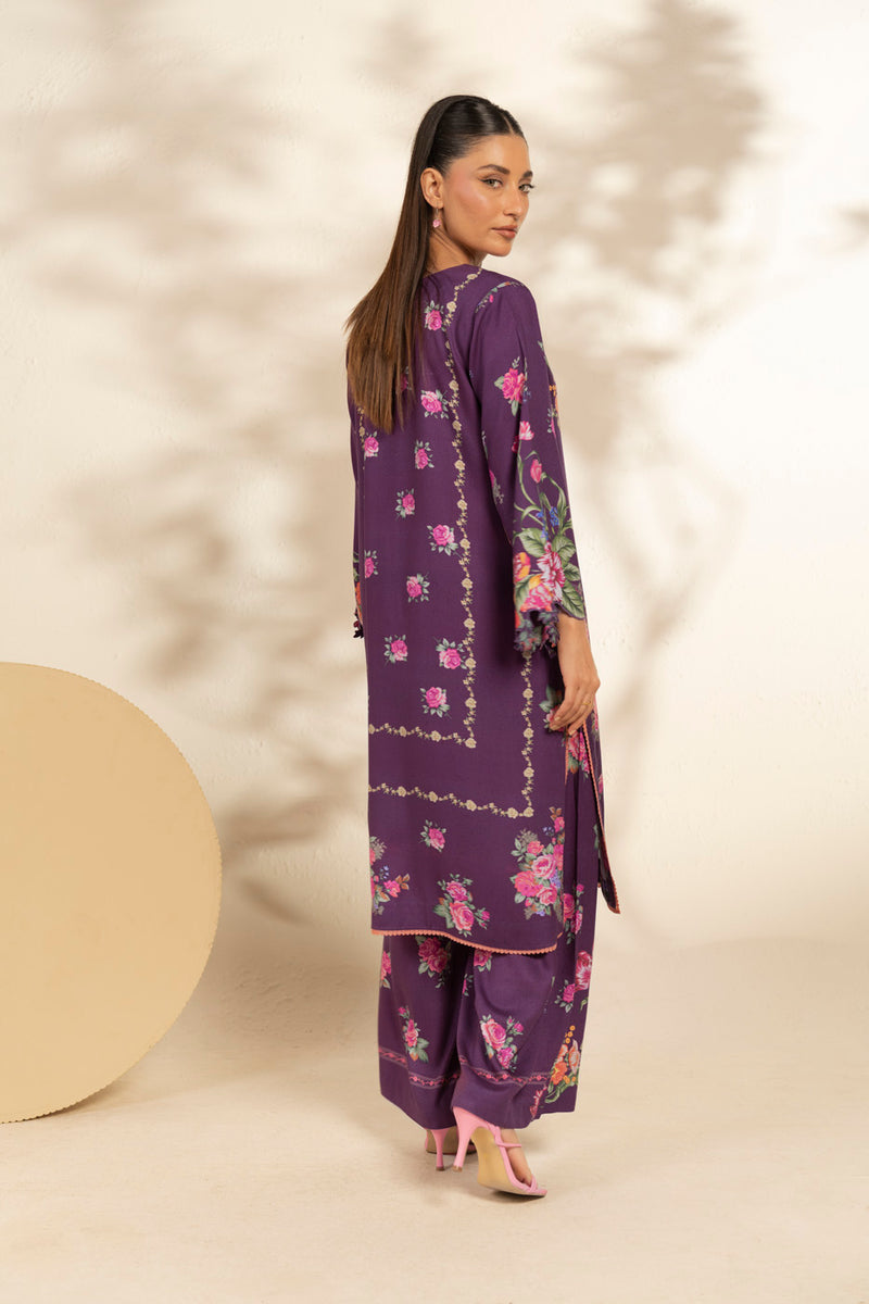 Al Karam | Winter 25 | FW-139-25-1-Purple -  Al Karam Ladies Clothes - Original Designer Dress - House of Maryam