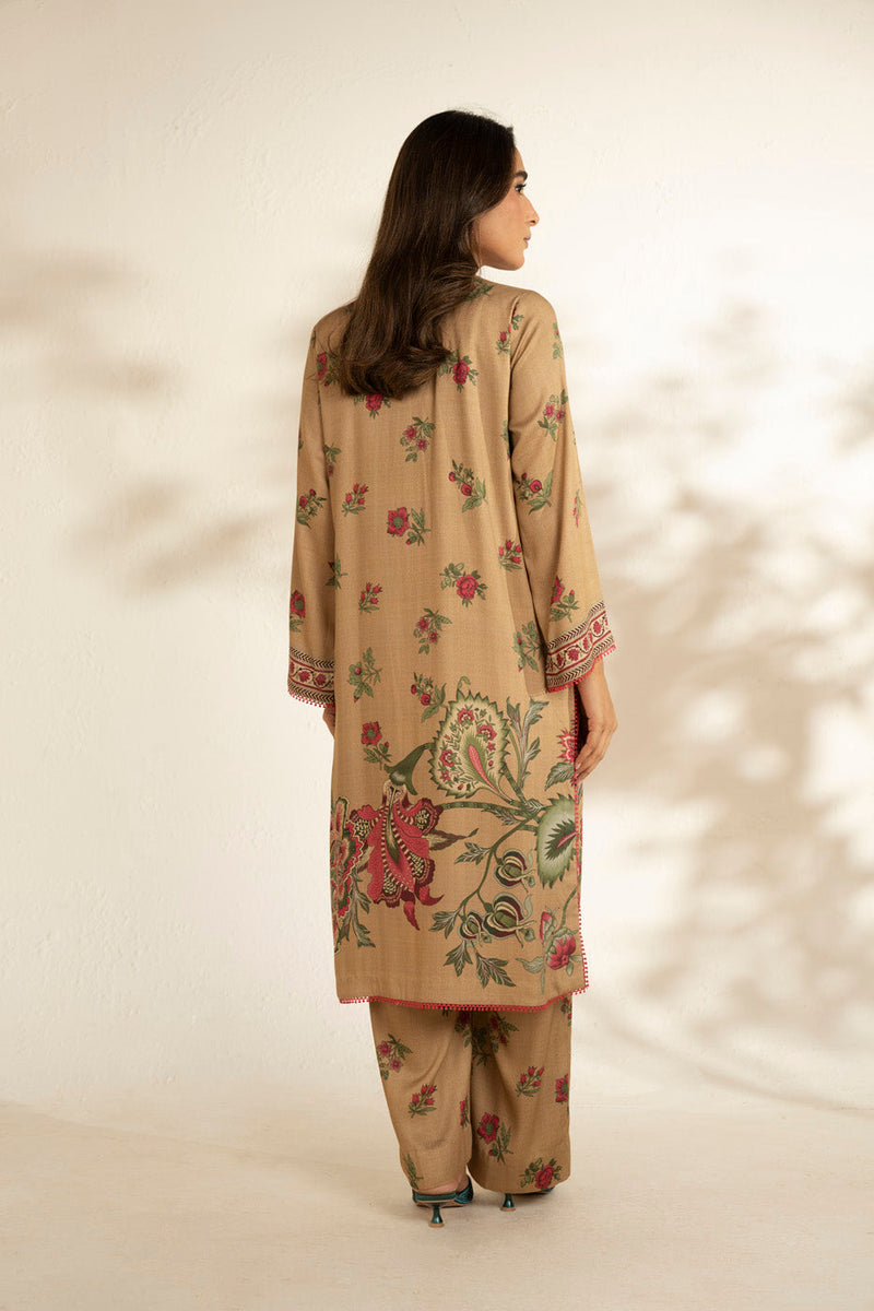 Al Karam | Winter 25 | FW-140-25-1-Beige -  Al Karam Ladies Clothes - Original Designer Dress - House of Maryam