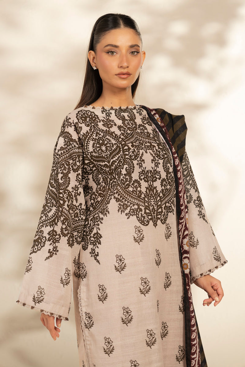Al Karam | Winter 25 | FW-160.1-25-1-Black -  Al Karam Ladies Clothes - Original Designer Dress - House of Maryam