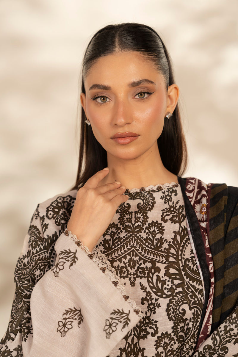 Al Karam | Winter 25 | FW-160.1-25-1-Black -  Al Karam Ladies Clothes - Original Designer Dress - House of Maryam