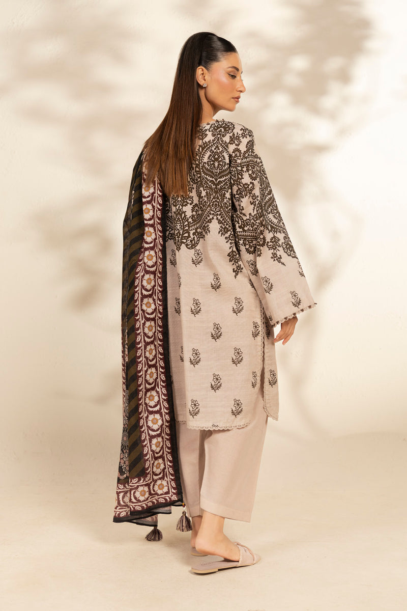 Al Karam | Winter 25 | FW-160.1-25-1-Black -  Al Karam Ladies Clothes - Original Designer Dress - House of Maryam