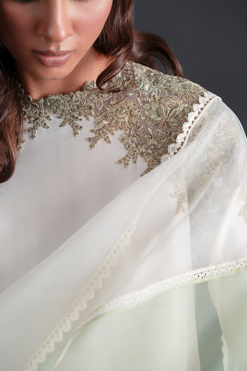 MNR | Chai Coffee Vol II | Mint To Be -  MNR Chai Coffee Vol II - Original Designer Dress - House of Maryam