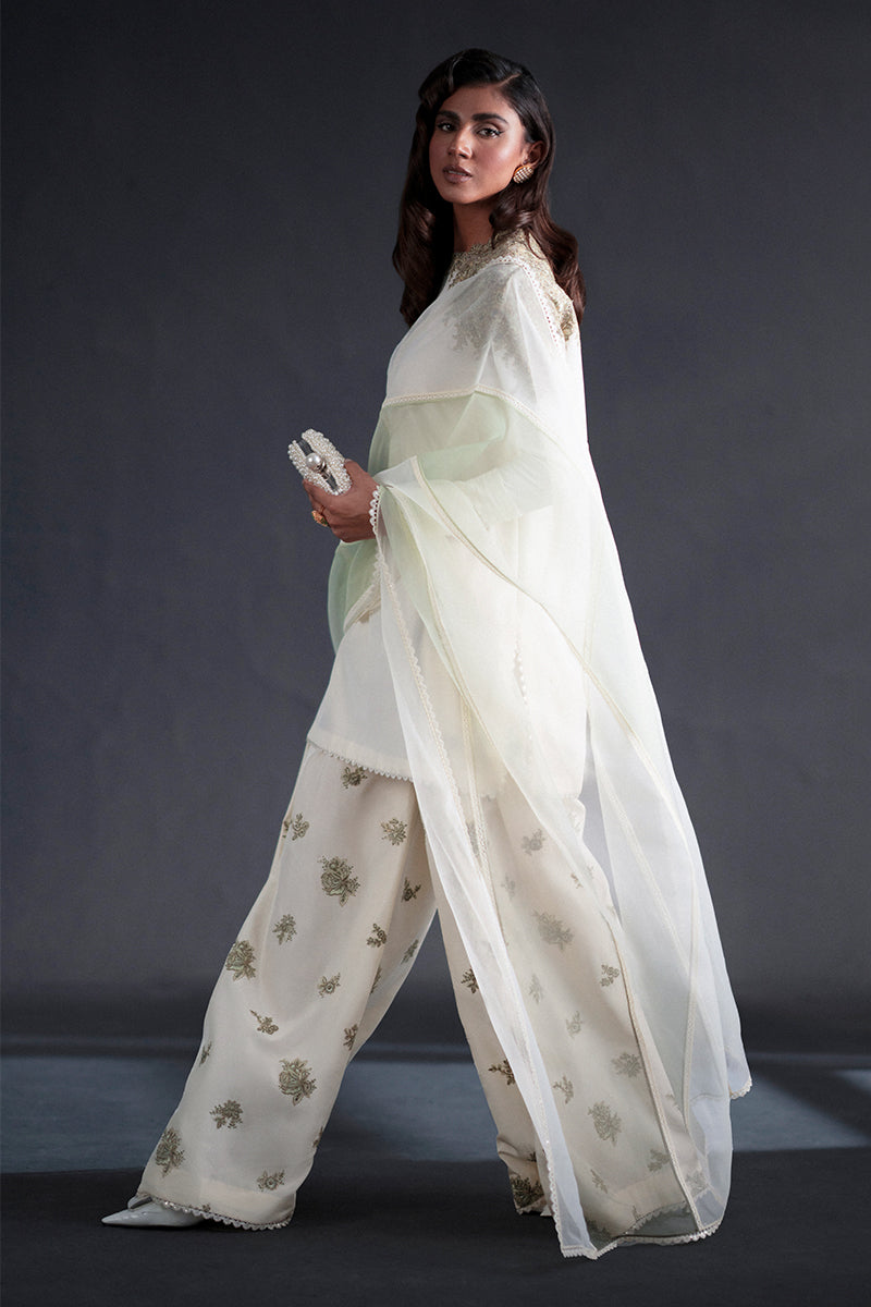 MNR | Chai Coffee Vol II | Mint To Be -  MNR Chai Coffee Vol II - Original Designer Dress - House of Maryam