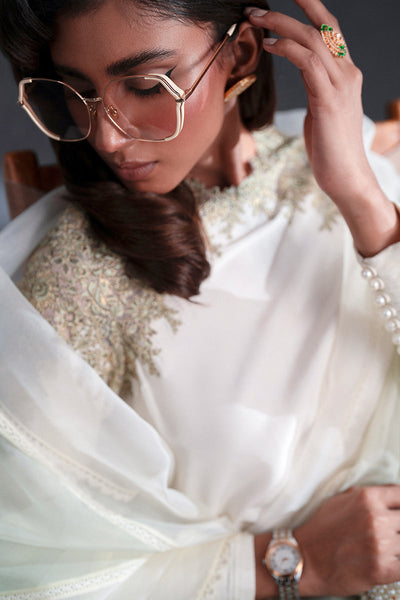 MNR | Chai Coffee Vol II | Mint To Be -  MNR Chai Coffee Vol II - Original Designer Dress - House of Maryam
