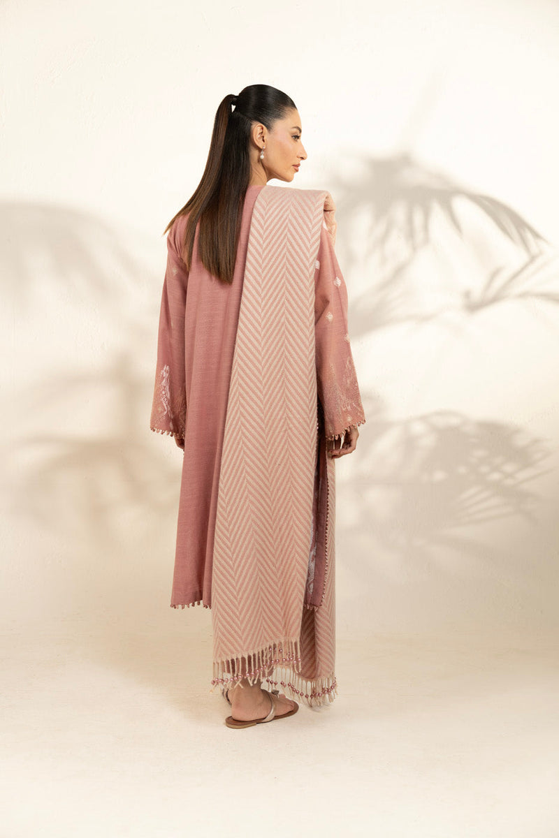 Al Karam | Winter 25 | FW-78-25-1-Pink -  Al Karam Ladies Clothes - Original Designer Dress - House of Maryam