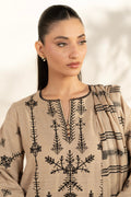 Al Karam | Winter 25 | FW-80-25-1-Beige -  Alkaram Ladies Clothes - Original Designer Dress - House of Maryam