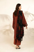 Al Karam | Winter 25 | FW-81-25-1-Rust -  Alkaram Ladies Clothes - Original Designer Dress - House of Maryam