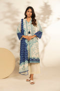 Al Karam | Winter 25 | FW-93.1-25-1-Blue -  Al Karam Ladies Clothes - Original Designer Dress - House of Maryam