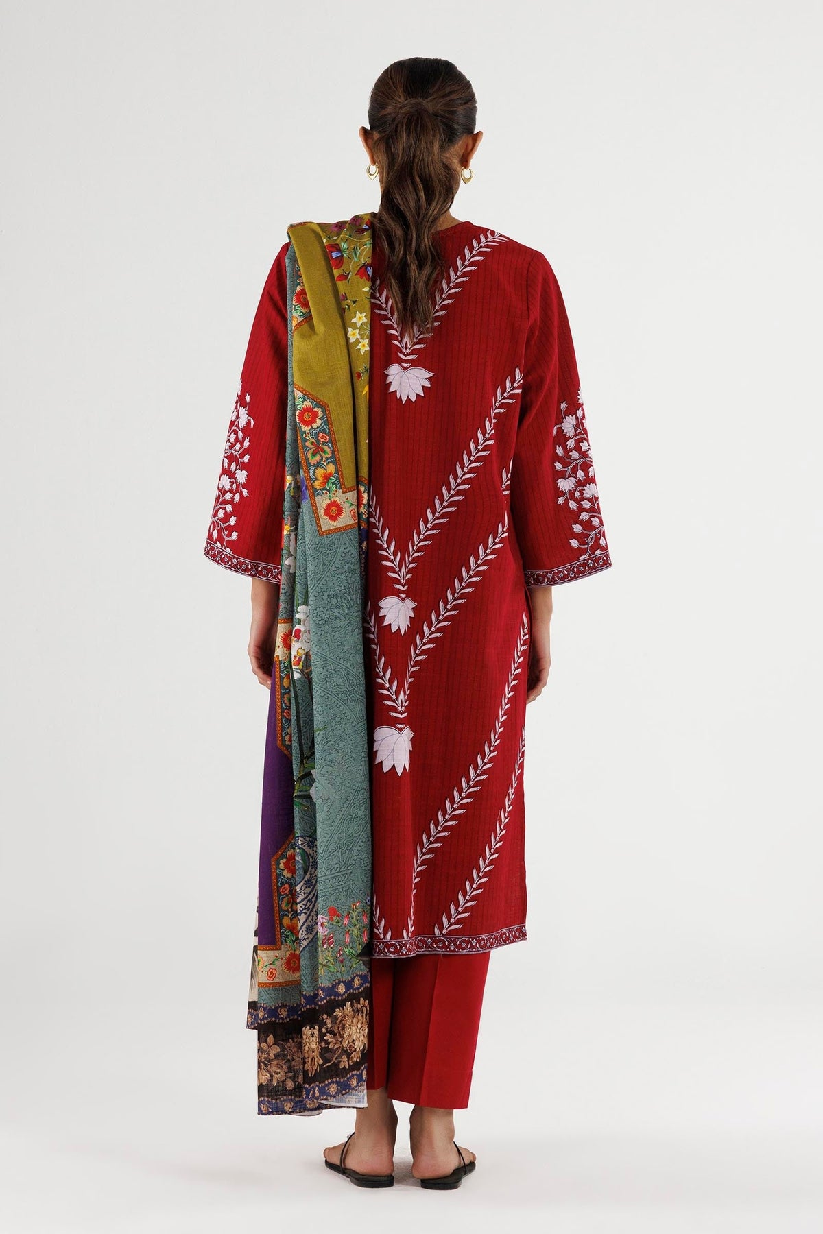 Sana Safinaz | Luxury Pret | Linen Suit FW25MHY506AP3-2