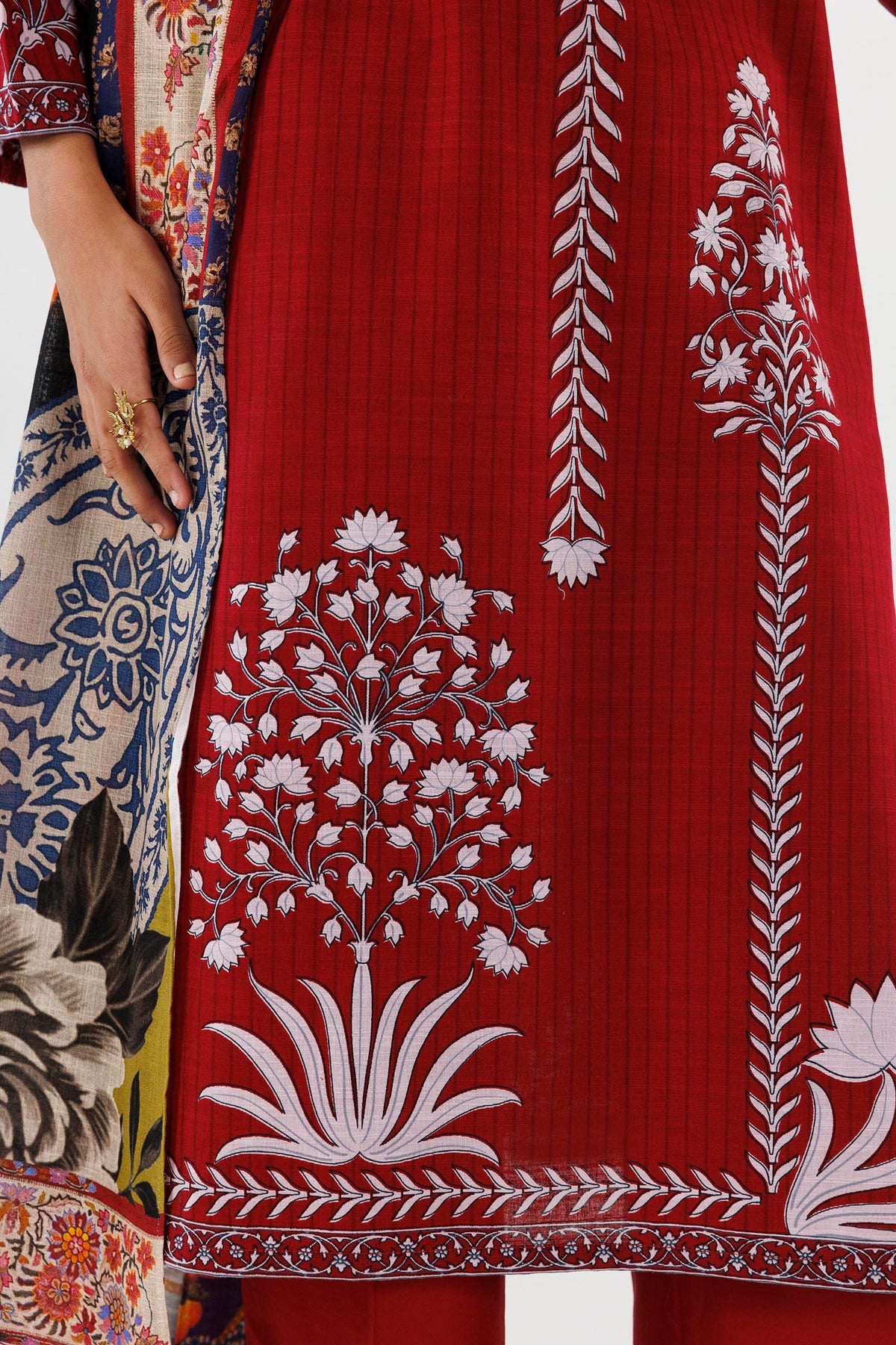 Sana Safinaz | Luxury Pret | Linen Suit FW25MHY506AP3-3
