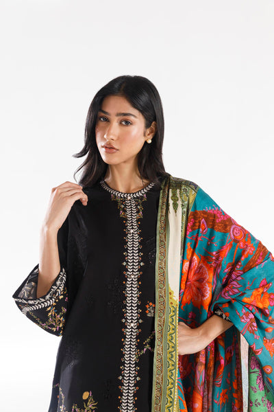 Sana Safinaz | Luxury Pret | Muzlin Linen Suit FW25MUZ015BP3