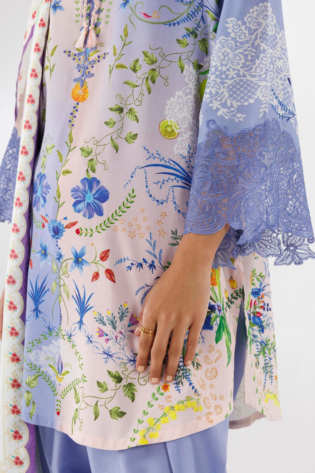 Sana Safinaz | Luxury Pret | Muzlin Linen Suit FW25MUZ017BP3, image 5