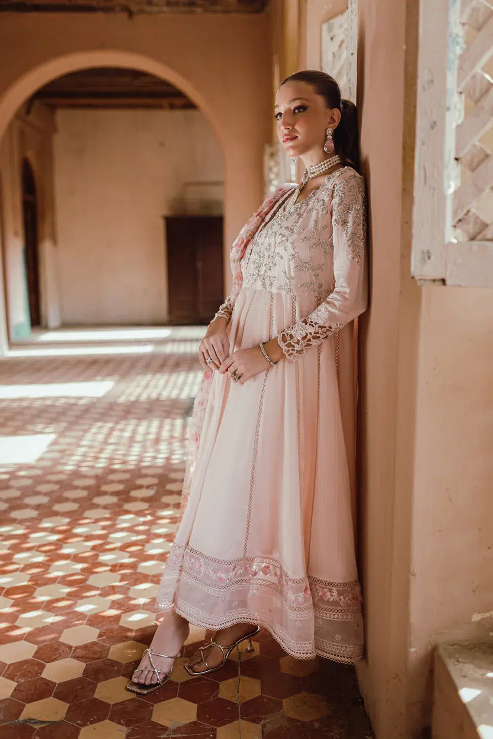 Azure | Embroidered Formals | Fairy Charm -  Azure Formal - Original Designer Dress - House of Maryam