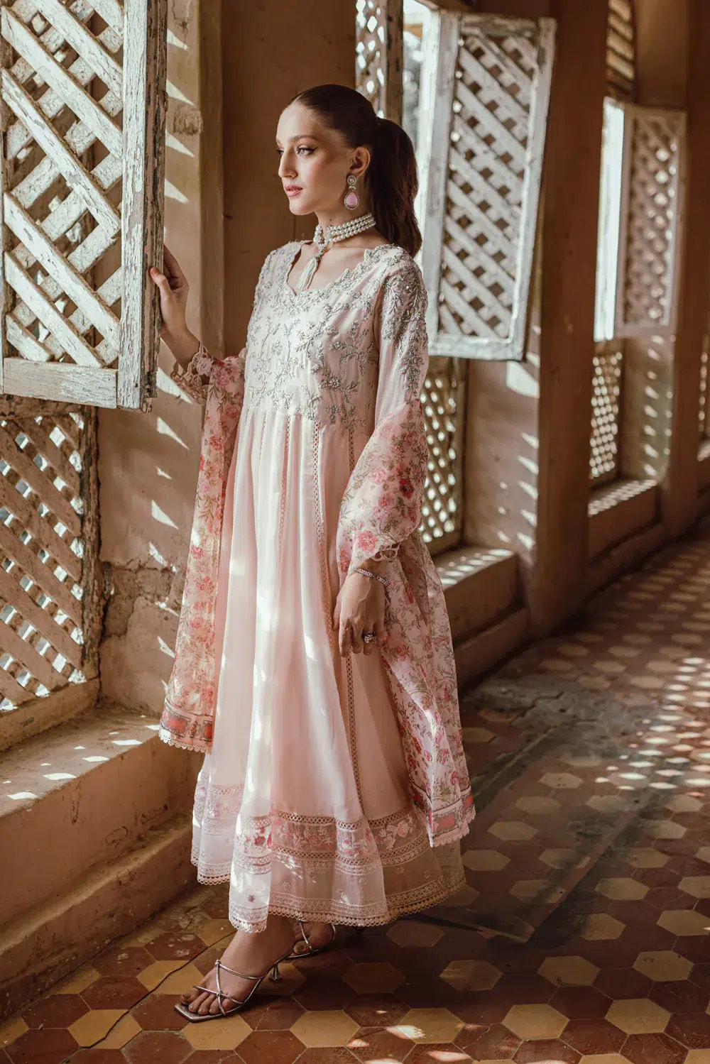Azure | Embroidered Formals | Fairy Charm -  Azure Formal - Original Designer Dress - House of Maryam