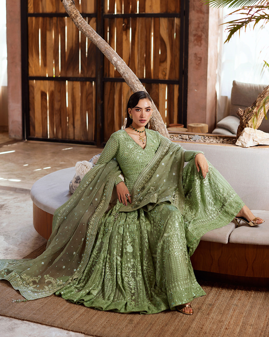 Faiza Saqlain | Aurnia Spring Festive Edit 24 | Eiraam -  Faiza Saqlain Luxury - Original Designer Dress - House of Maryam