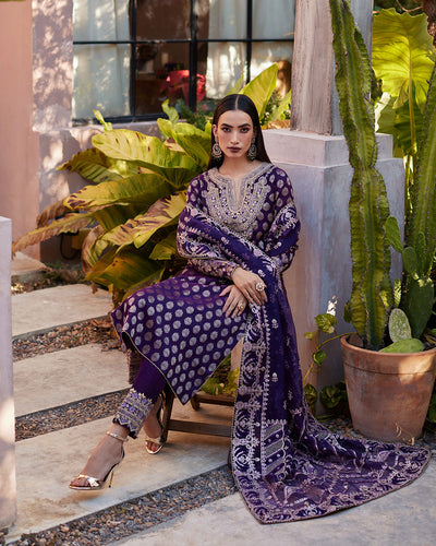 Faiza Saqlain | Aurnia Spring Festive Edit 24 | Clara -  Faiza Saqlain Luxury - Original Designer Dress - House of Maryam