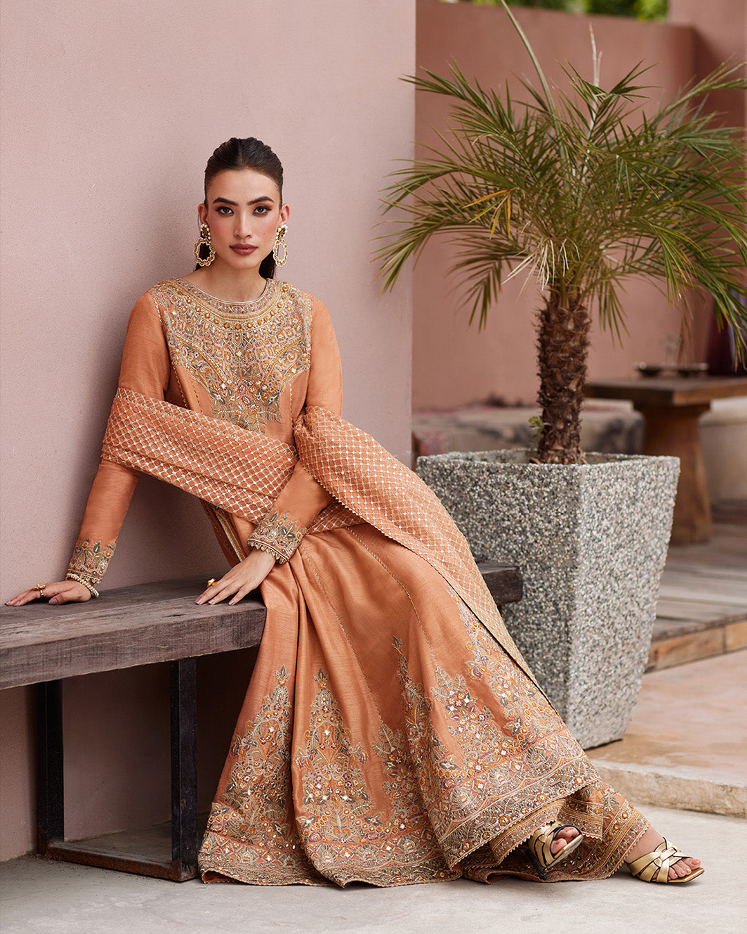 Faiza Saqlain | Aurnia Spring Festive Edit 24 | Dalisay -  Faiza Saqlain Luxury - Original Designer Dress - House of Maryam