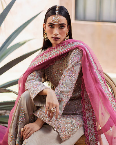 Faiza Saqlain | Aurnia Spring Festive Edit 24 | Rosaline -  Faiza Saqlain Luxury - Original Designer Dress - House of Maryam
