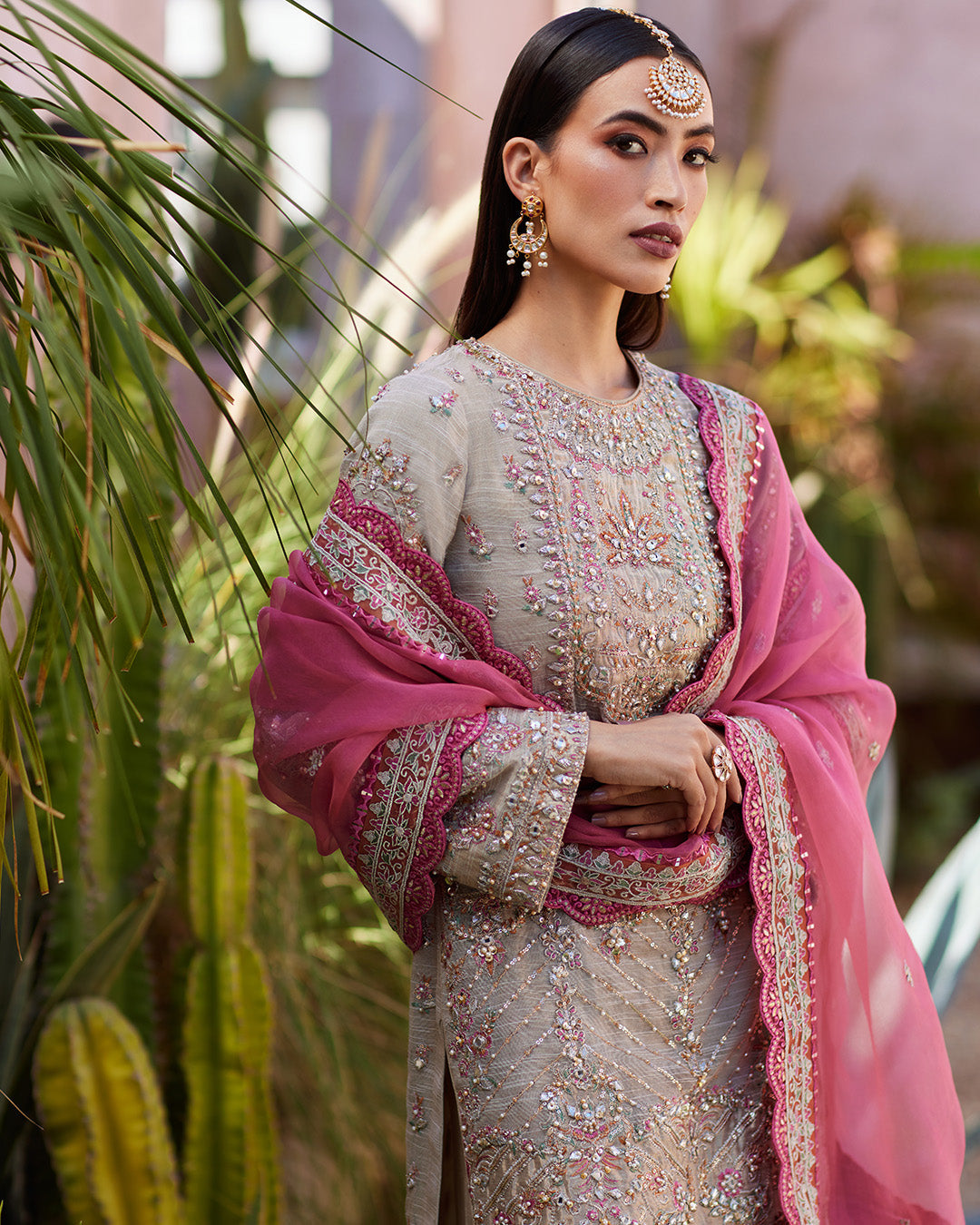 Faiza Saqlain | Aurnia Spring Festive Edit 24 | Rosaline by Designer Faiza Saqlain - House of Maryam - Pakistani Designer Ethnic Wear in {{ shop.shopifyCountryName }}