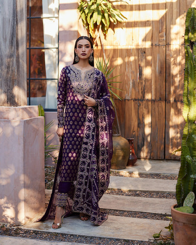 Faiza Saqlain | Aurnia Spring Festive Edit 24 | Clara -  Faiza Saqlain Luxury - Original Designer Dress - House of Maryam