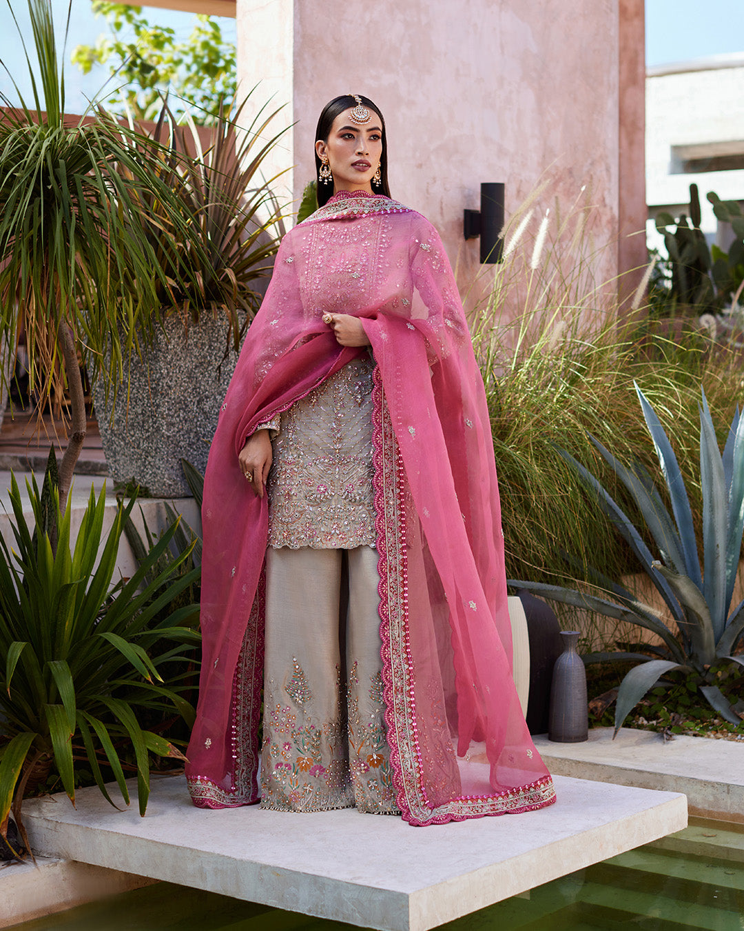 Faiza Saqlain | Aurnia Spring Festive Edit 24 | Rosaline by Designer Faiza Saqlain - House of Maryam - Pakistani Designer Ethnic Wear in {{ shop.shopifyCountryName }}