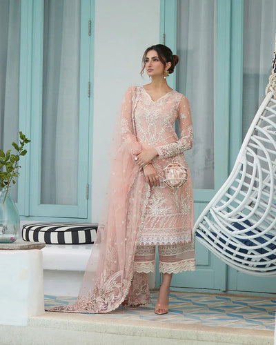 Faiza Saqlain | Liliana Luxury Lawn 24 | Valetta -  Faiza Saqlain Luxury - Original Designer Dress - House of Maryam