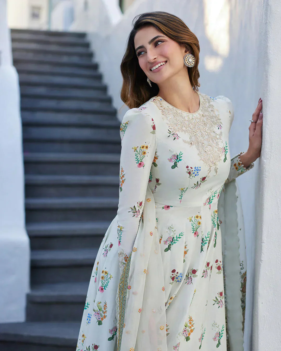Faiza Saqlain | Liliana Luxury Lawn 24 | Avelina -  Faiza Saqlain Luxury - Original Designer Dress - House of Maryam