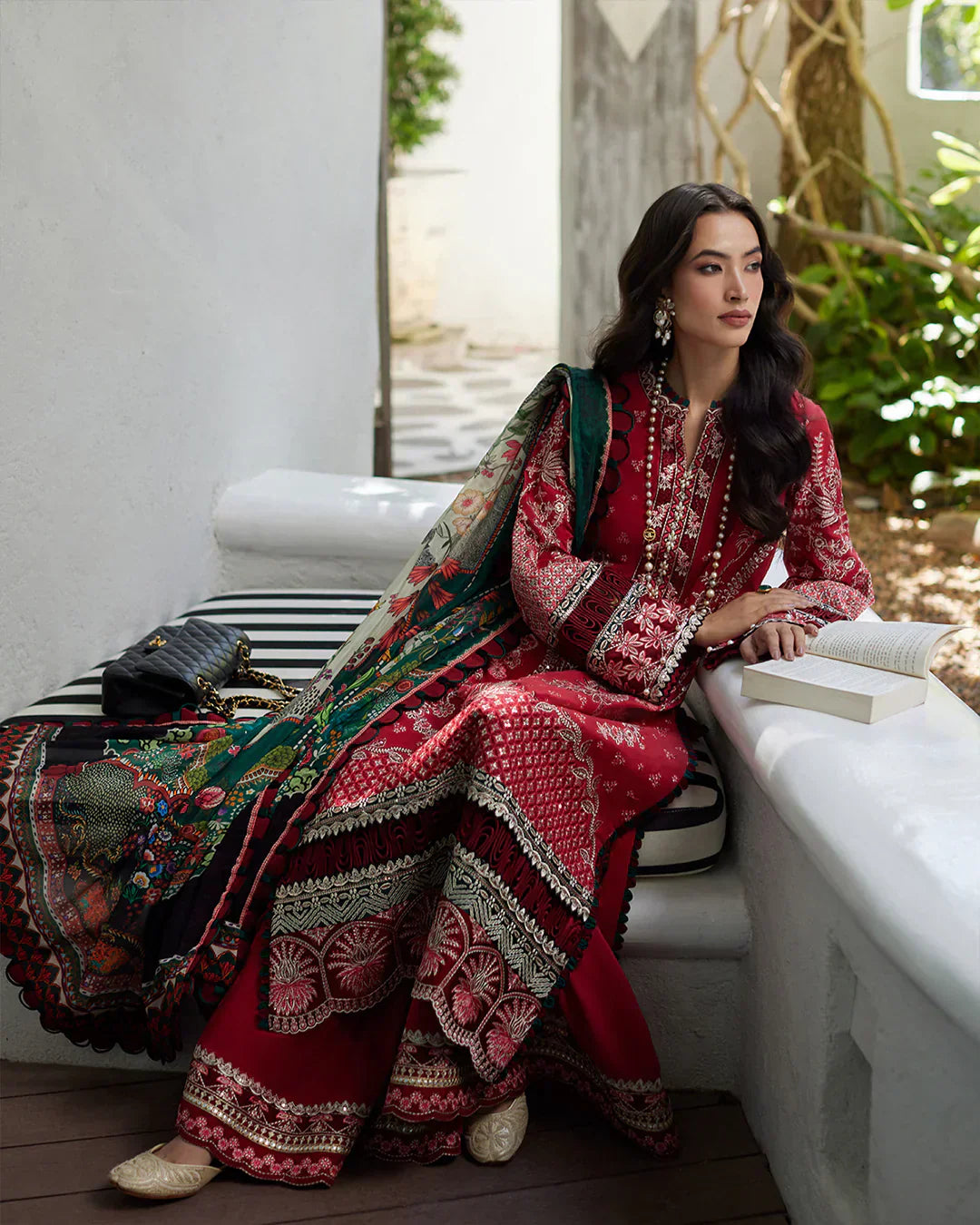 Faiza Saqlain | Liliana Luxury Lawn 24 | Sivana -  Faiza Saqlain Luxury - Original Designer Dress - House of Maryam
