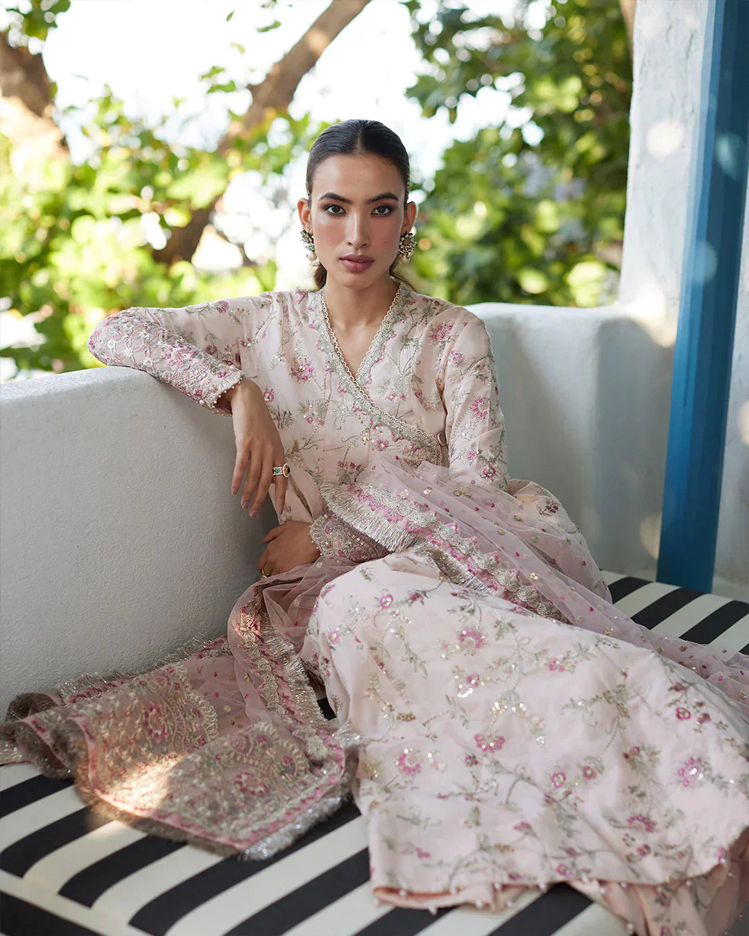 Faiza Saqlain | Liliana Luxury Lawn 24 | Karine by Designer Faiza Saqlain - House of Maryam - Pakistani Designer Ethnic Wear in {{ shop.shopifyCountryName }}