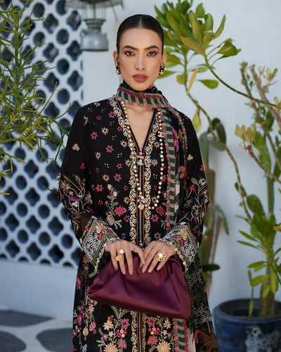 Faiza Saqlain | Liliana Luxury Lawn 24 | Merle -  Faiza Saqlain Luxury - Original Designer Dress - House of Maryam