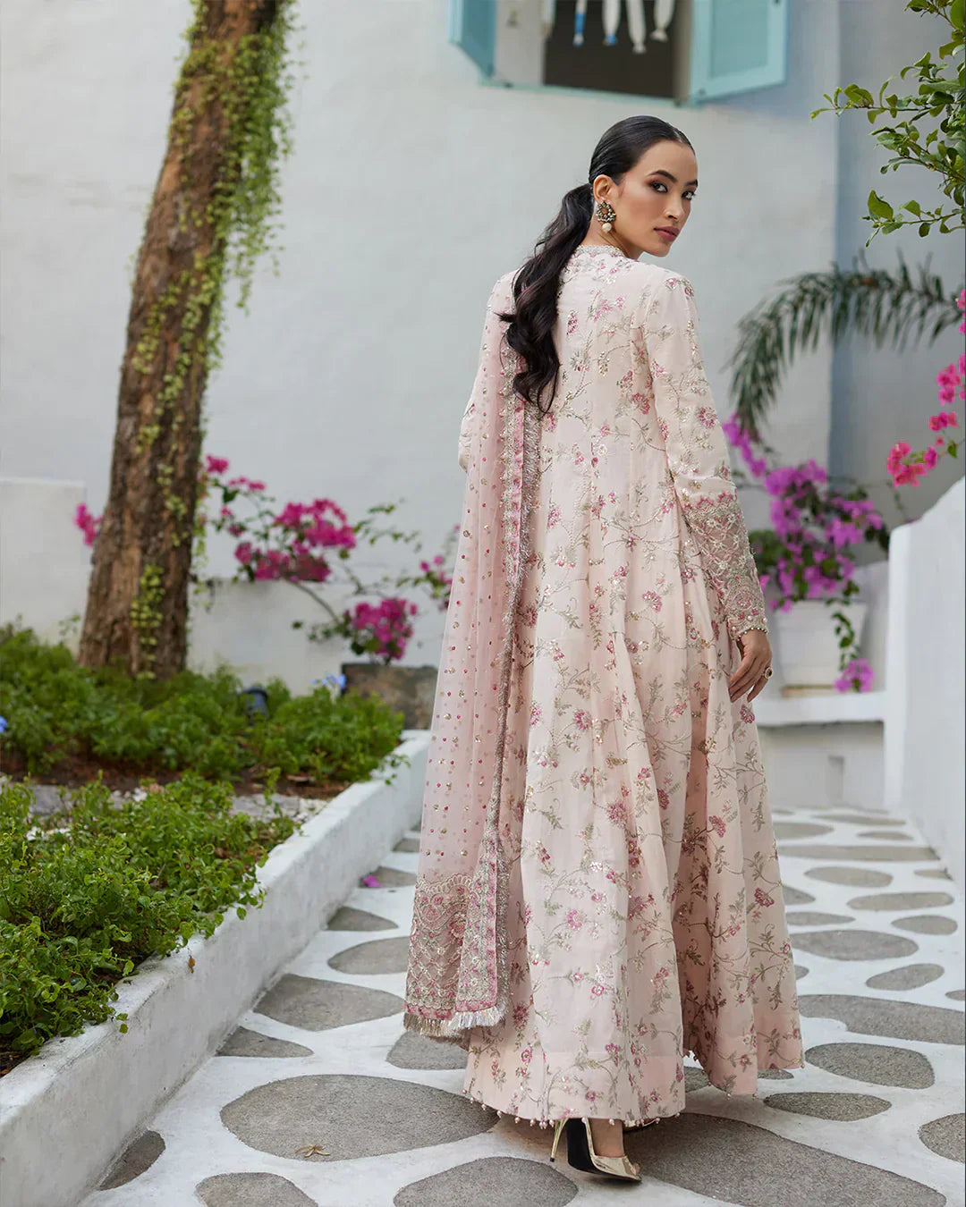 Faiza Saqlain | Liliana Luxury Lawn 24 | Karine by Designer Faiza Saqlain - House of Maryam - Pakistani Designer Ethnic Wear in {{ shop.shopifyCountryName }}